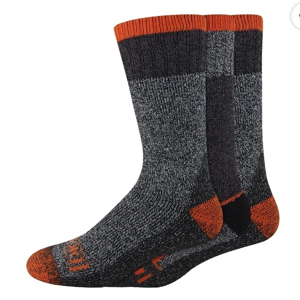 Dickies Mens Size 6-12 Thermal Cotton Crew Socks, 3-Pack